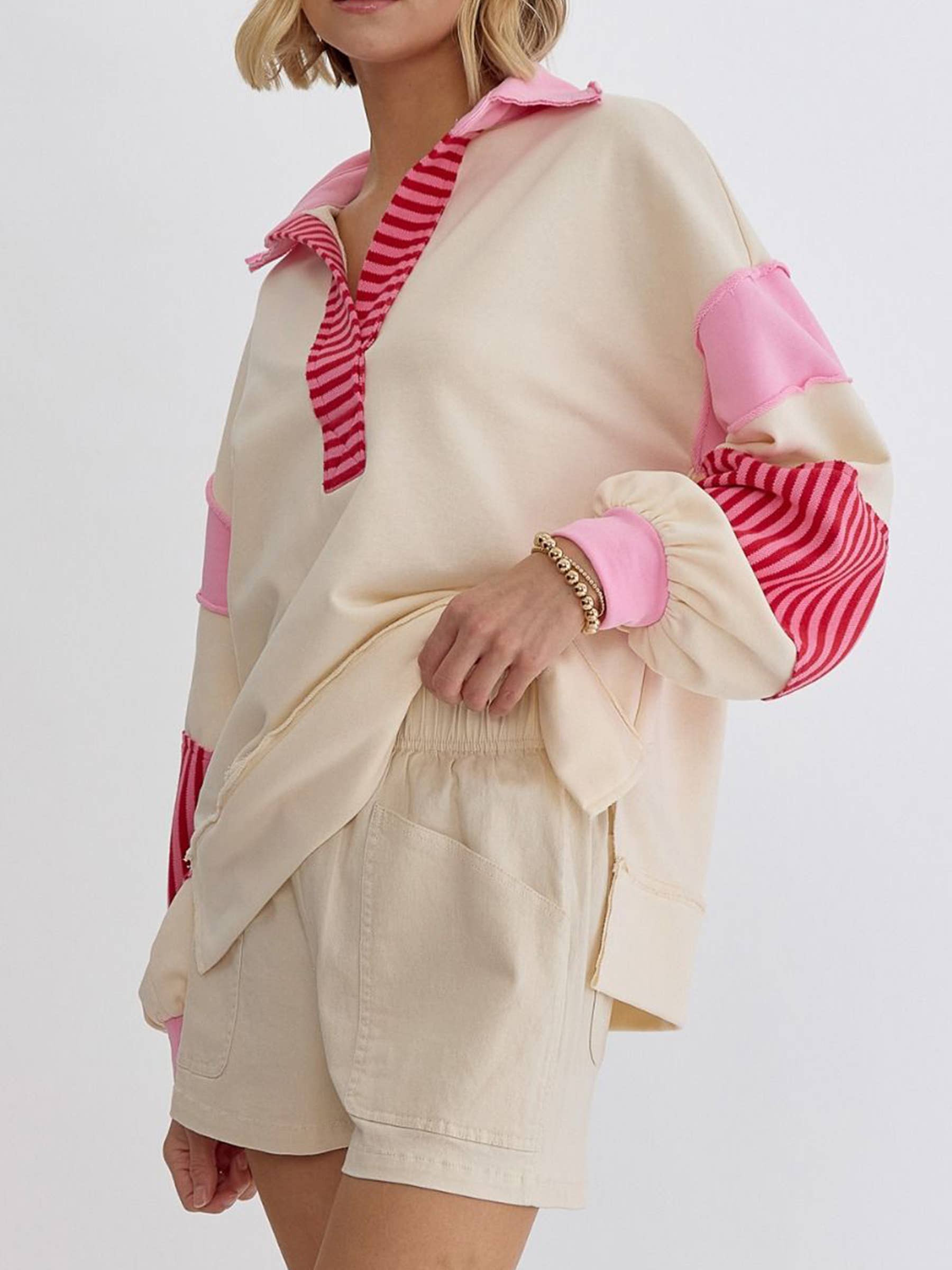 Penelope Patchwork Top
