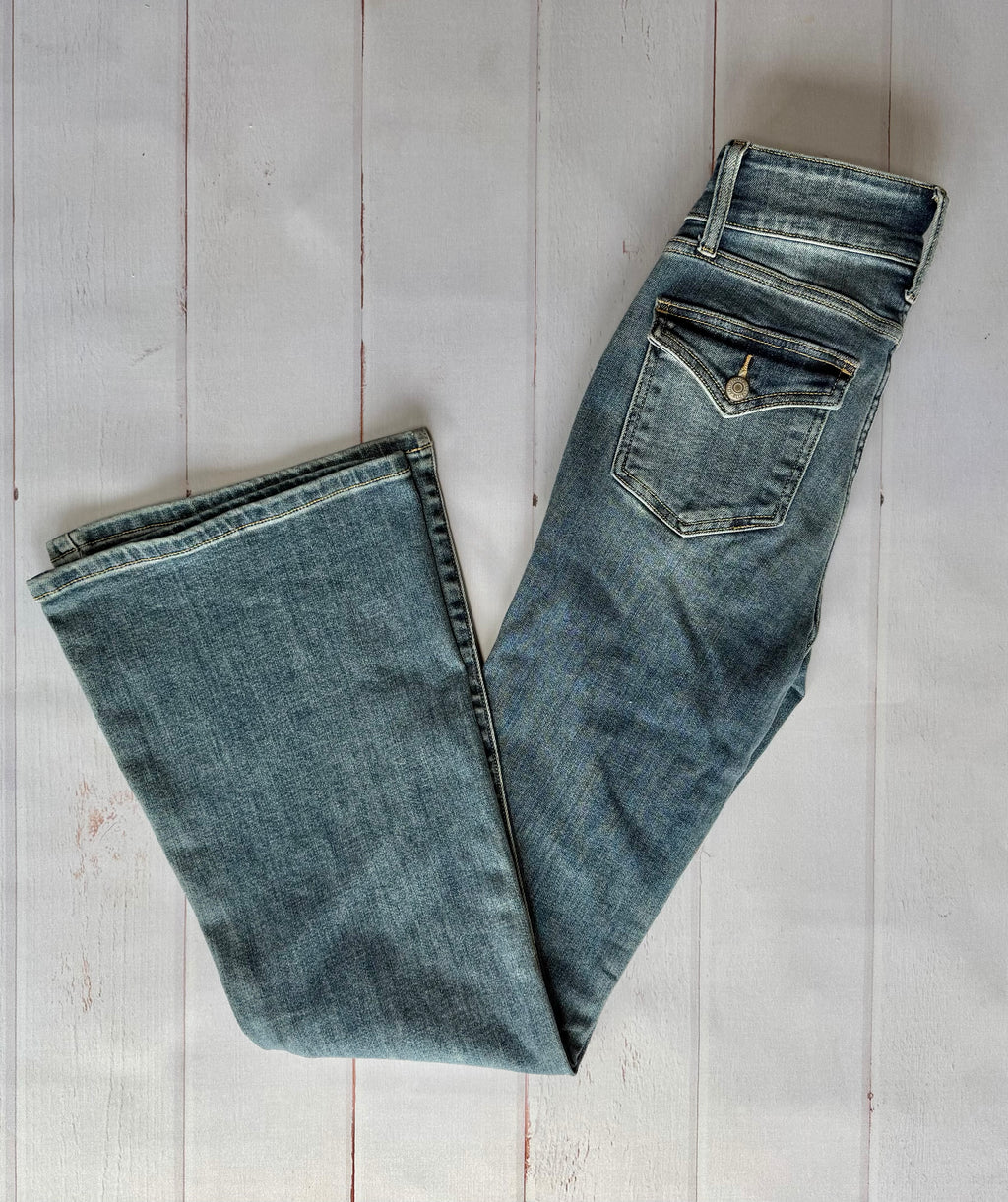 Judy Blue High Waist Double Button Flare Jean