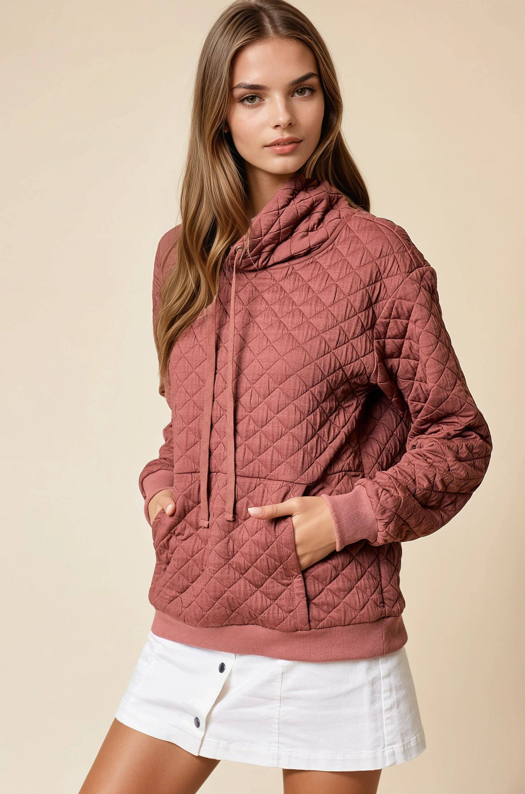 Morgan Quilted Pullover