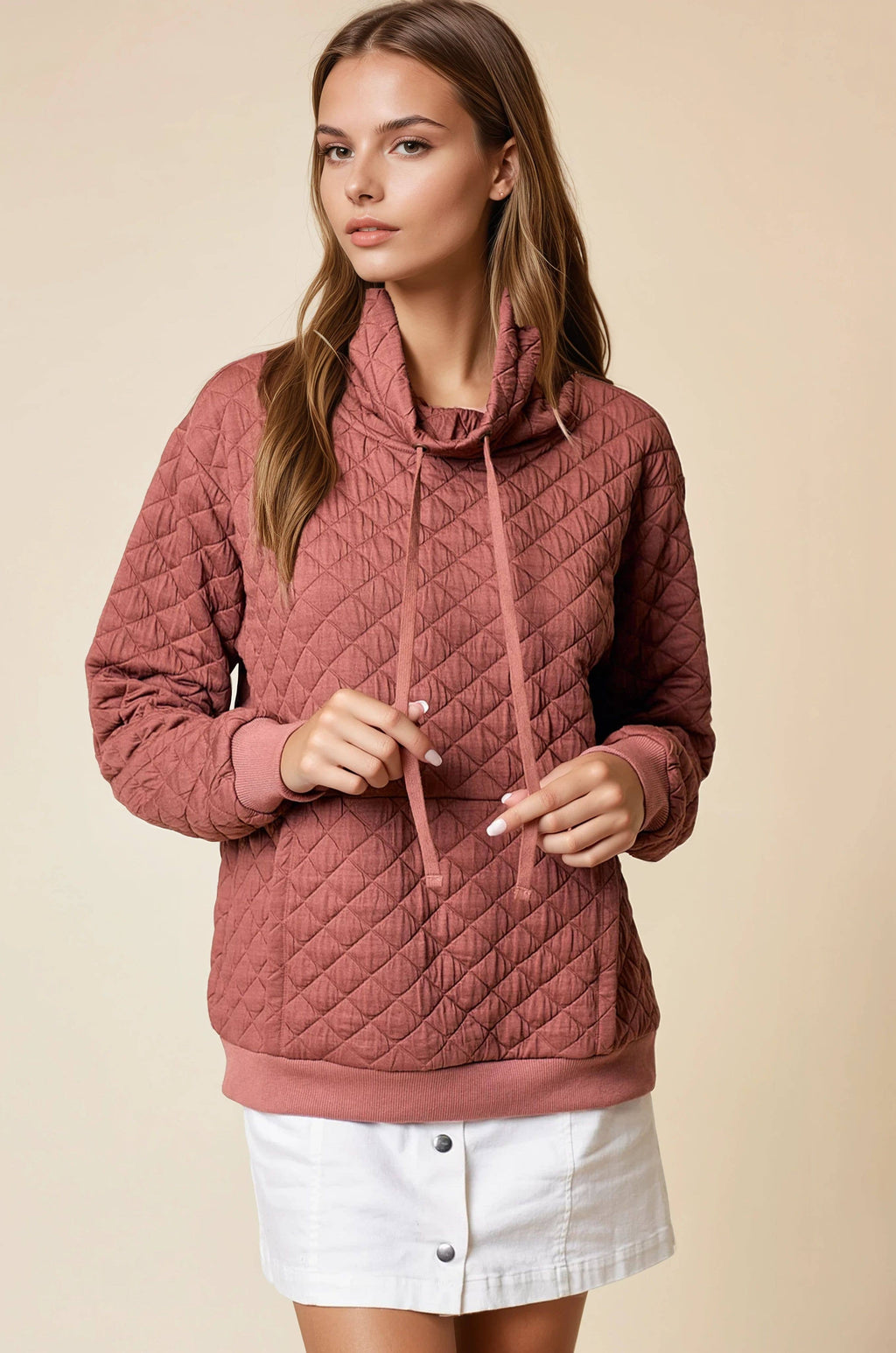 Morgan Quilted Pullover