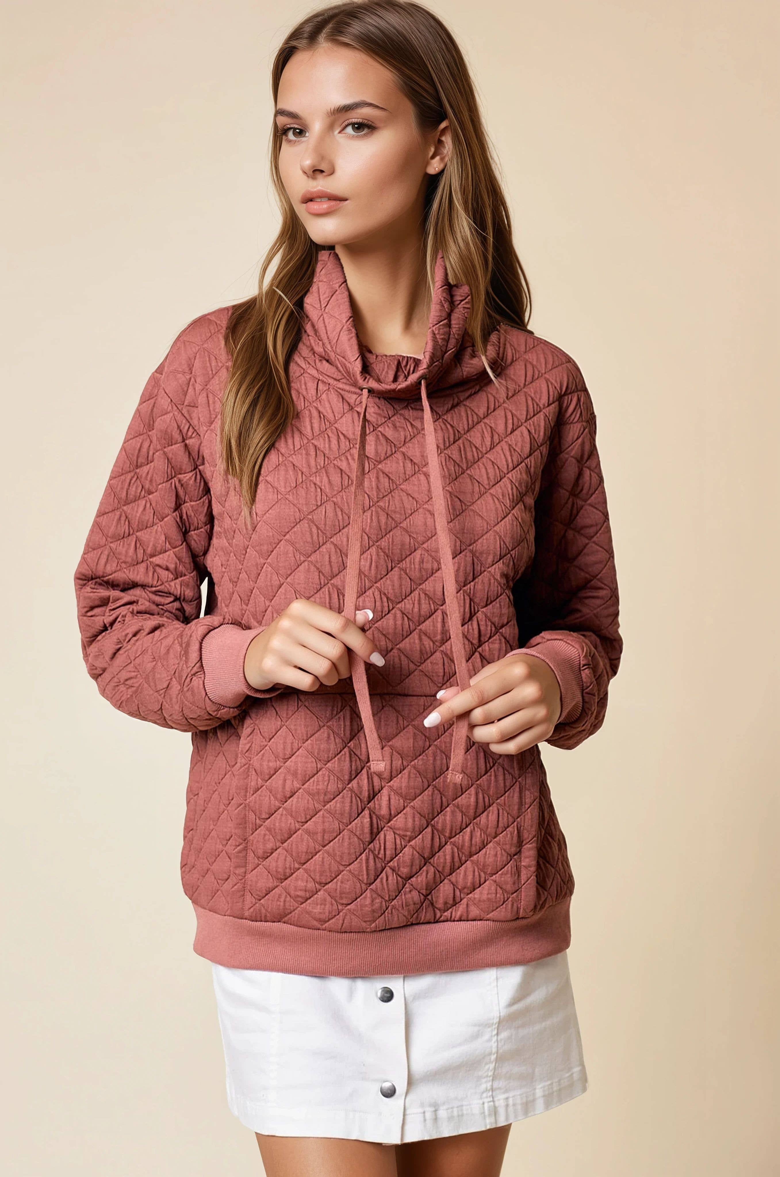 Morgan Quilted Pullover