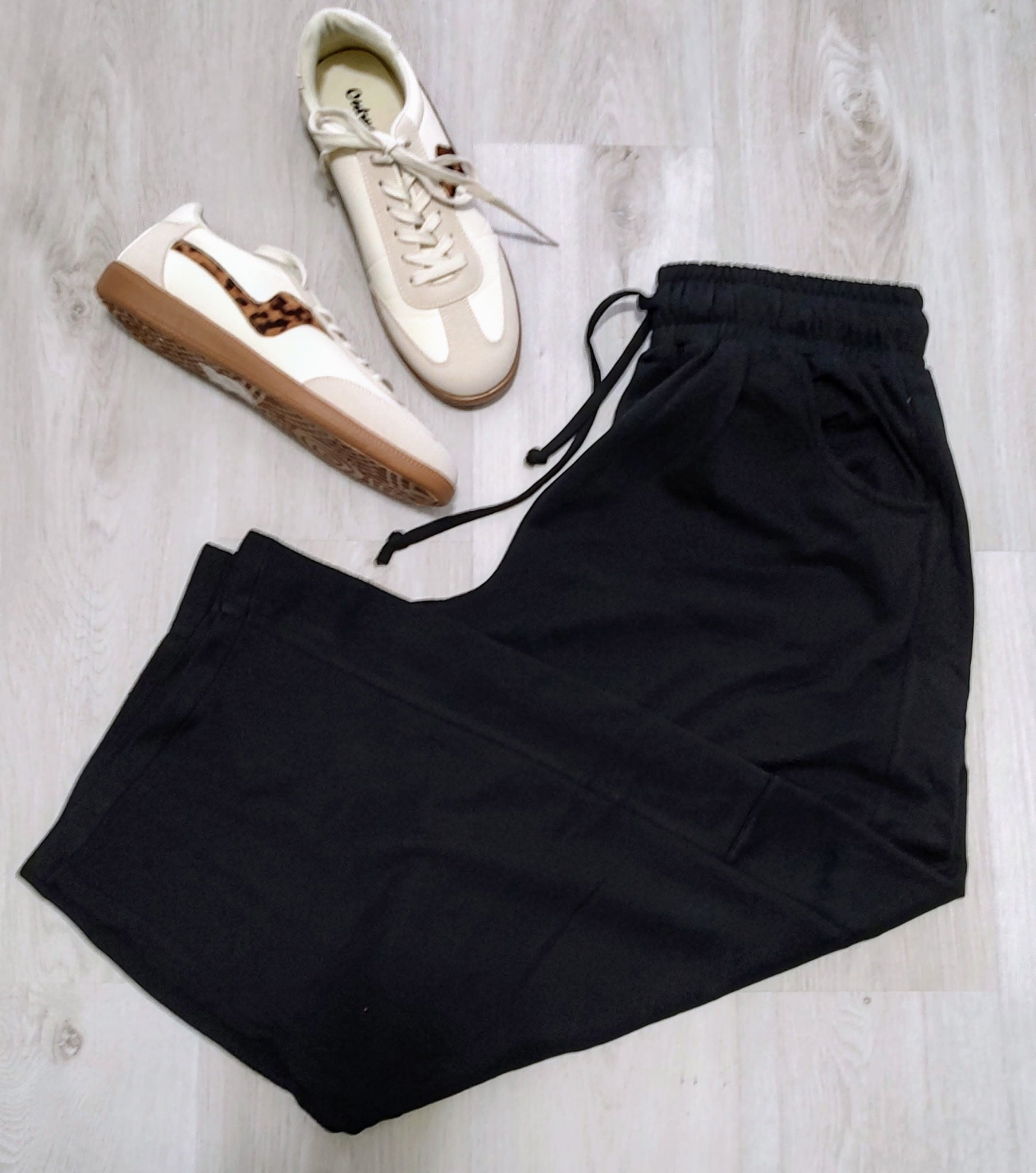 Cotton French Terry Barrel Pants