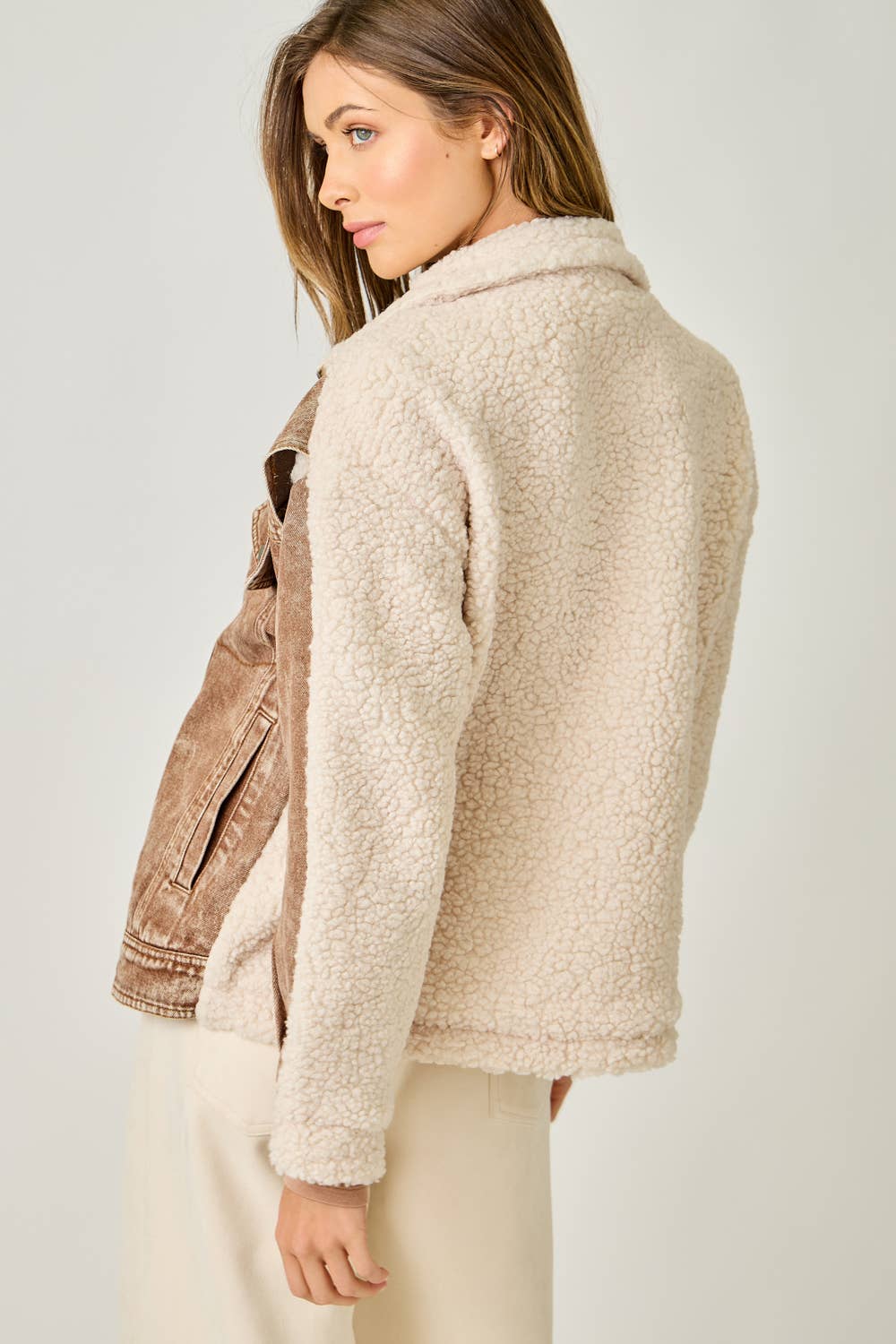 Kades Denim Sherpa Jacket