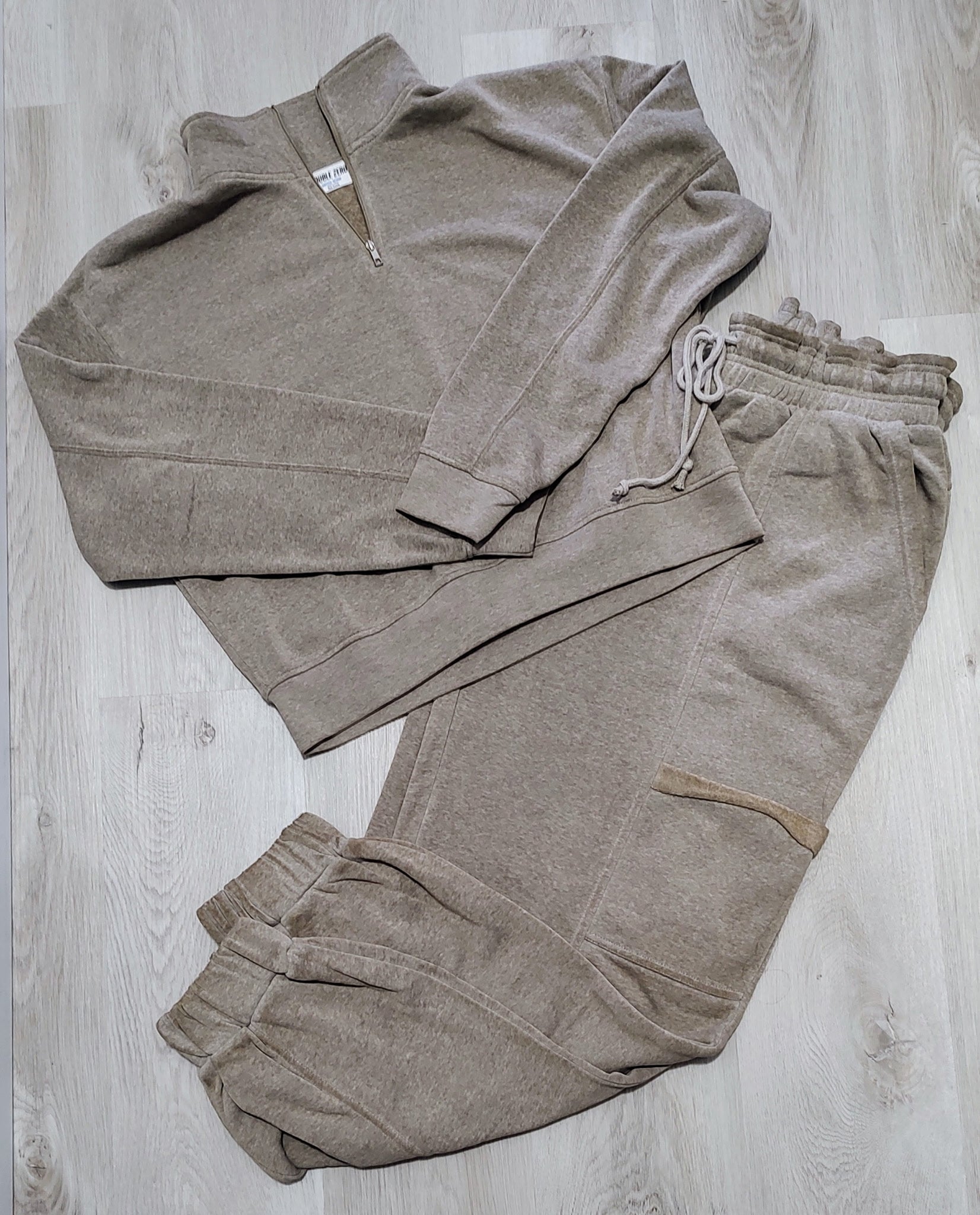 Half-Zip Burnout French Terry Pullover
