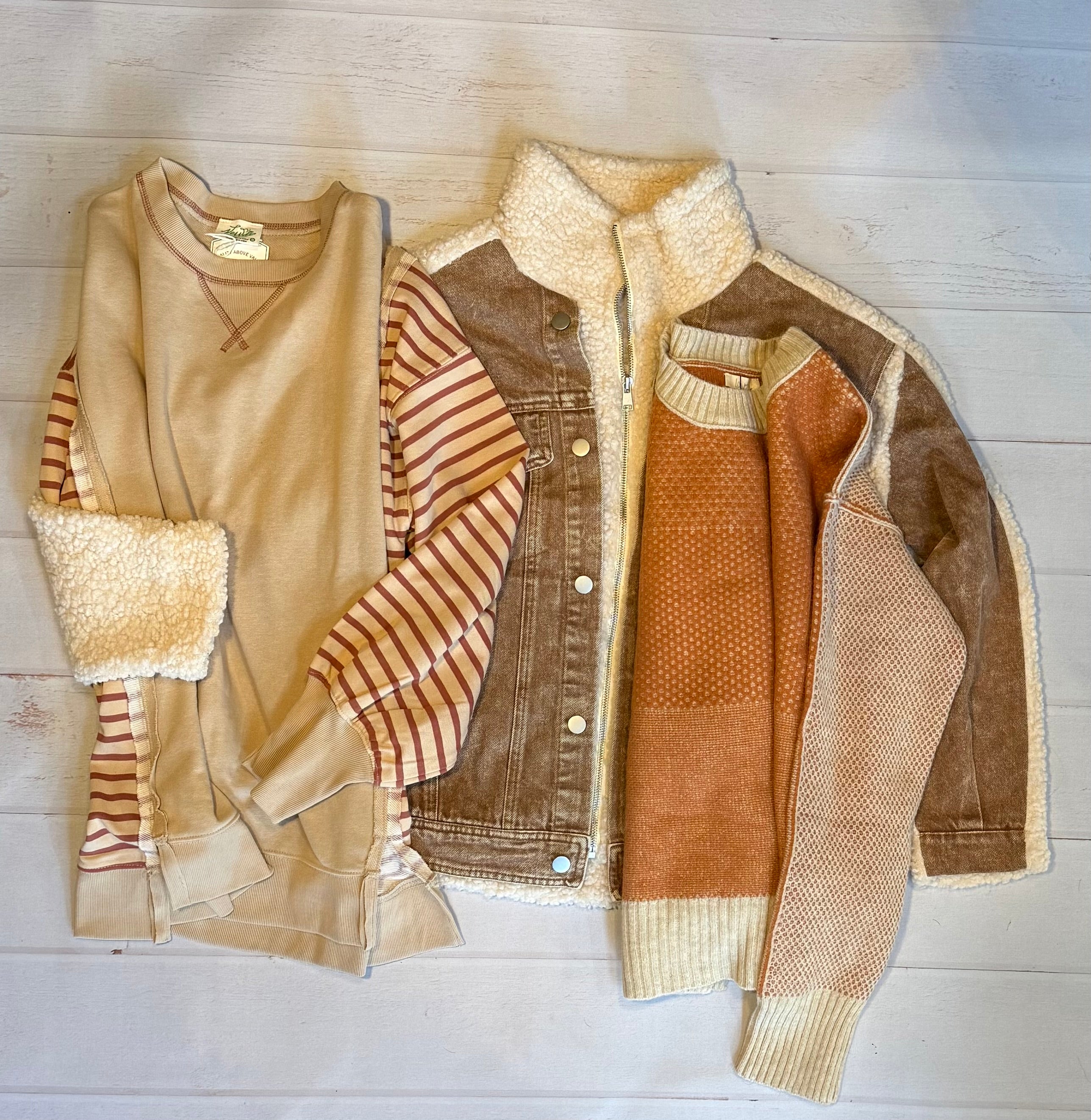 Kades Denim Sherpa Jacket