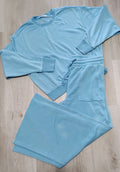 Burnout French Terry Wide-Leg Pants