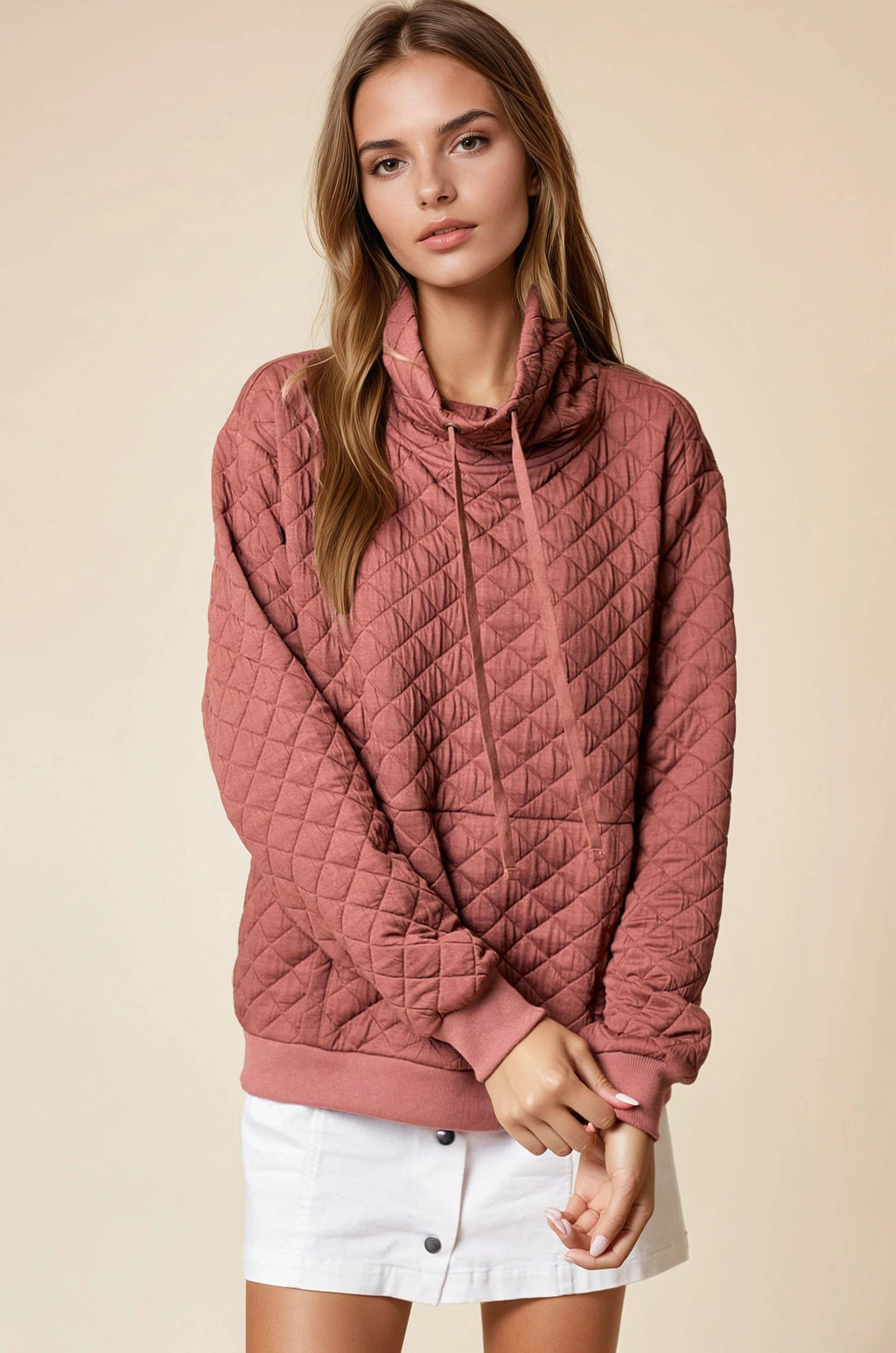 Morgan Quilted Pullover