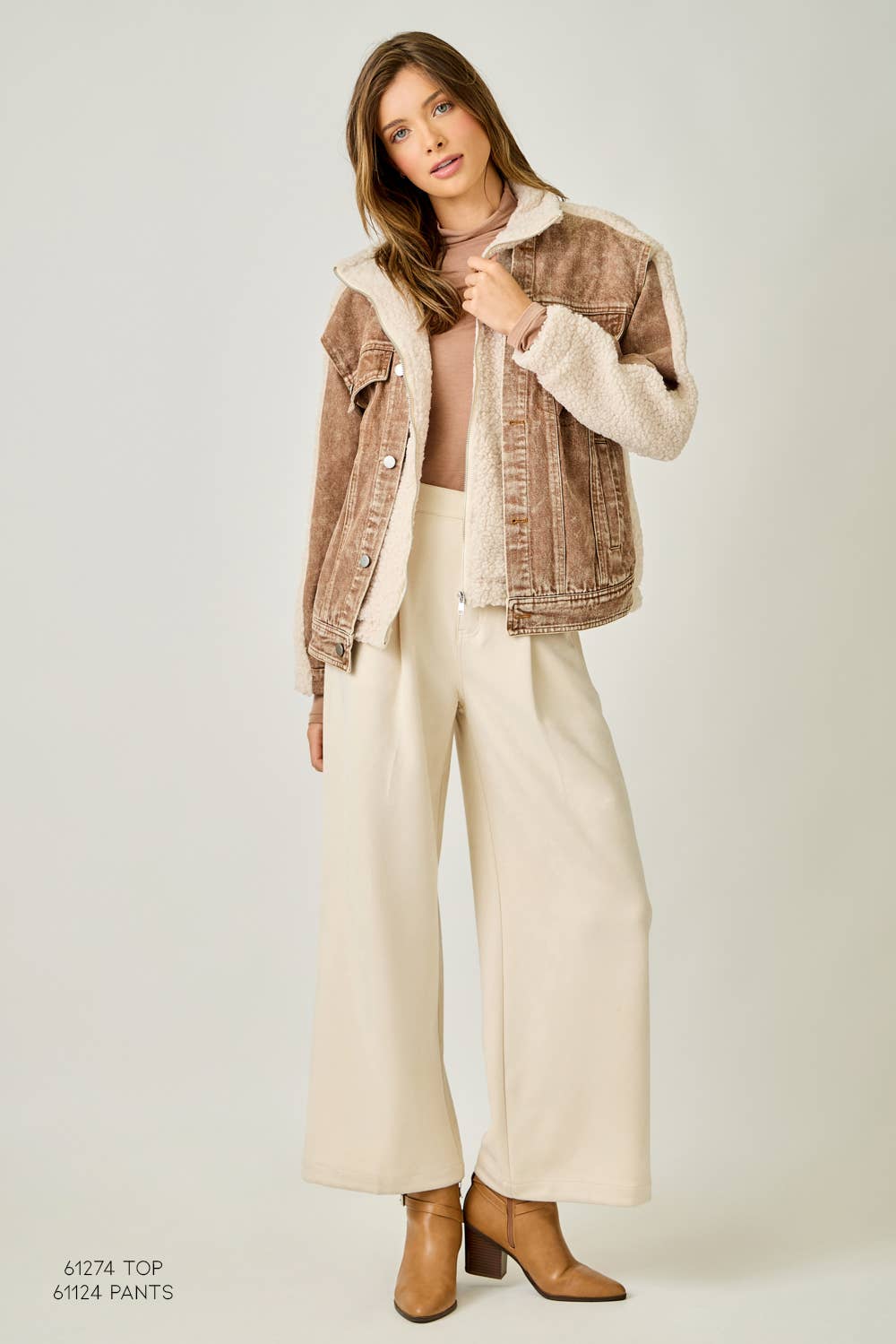 Kades Denim Sherpa Jacket